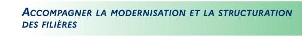 Rapport d'activité 2025 DRAAF des Pays de la Loire - page 2 : Accompagner la modernisation et la structuration des filières - voir la transcription ci-dessous