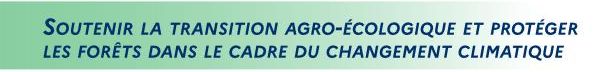 Rapport d'activité 2025 DRAAF des Pays de la Loire - page 5 : Soutenir la transition agro-écologique et protéger les forêts dans le cadre du changement climatique - voir la transcription ci-dessous